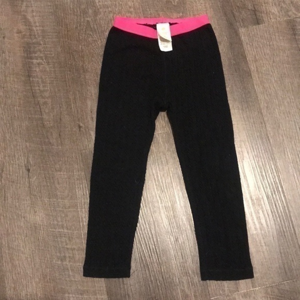 Tucker and Tate girls black sweater leggings